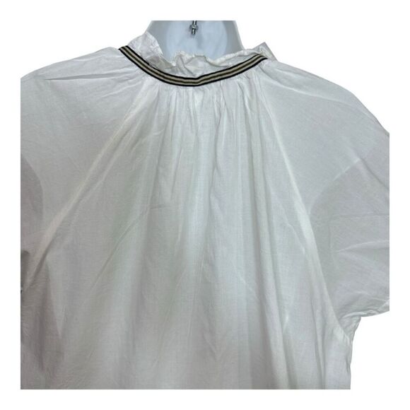 Velvet By Graham And Spencer White Top Medium Cotton - Picture 5 of 10